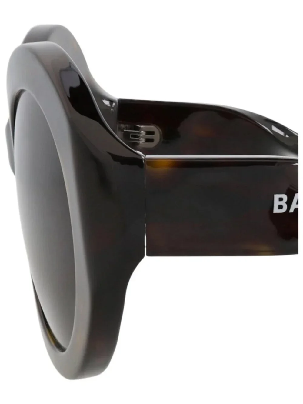 New Balenciaga Women's Sunglasses Round Oval Acetate Frame Havana Havana Green